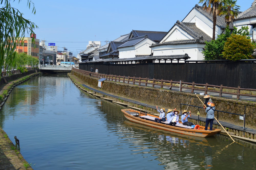 巴波川蔵の街遊覧船